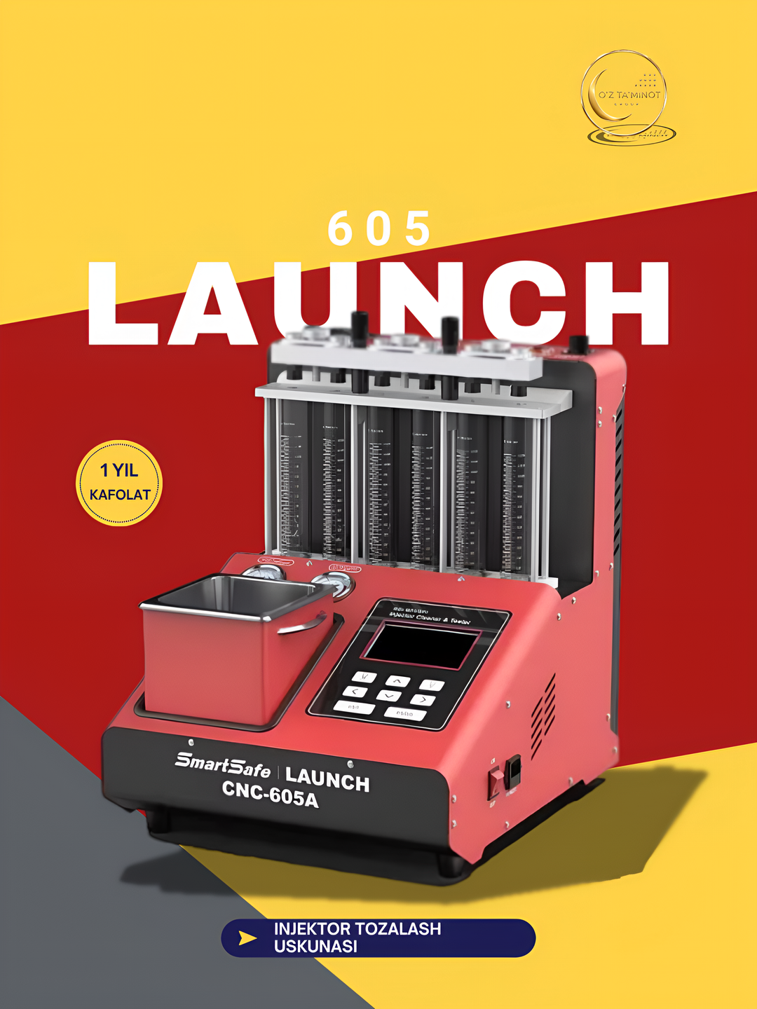 Стенд для тестирования инжектора LAUNCH CNC-605+GDI, LAUNCH 605AGDI