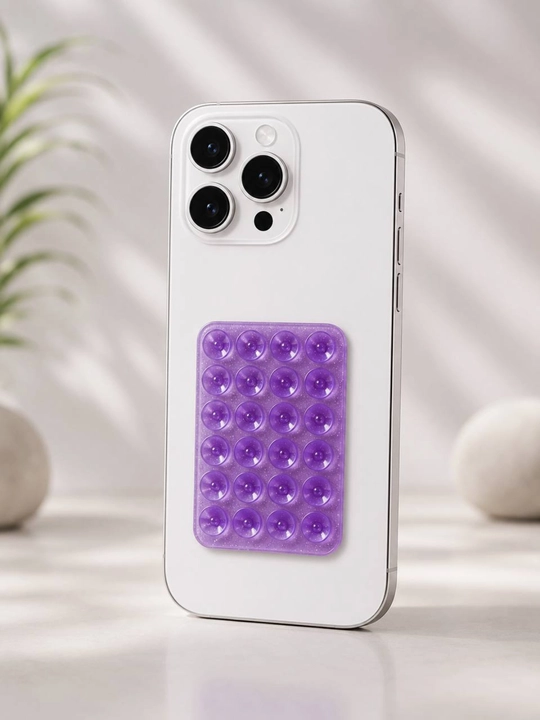 Telefon uchun silikonli yopishqoq so‘rg‘ichli ushlagich lipper - 