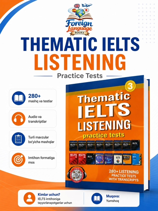 Thematic IELTS Listening, Writing, Reading Practice Test - 