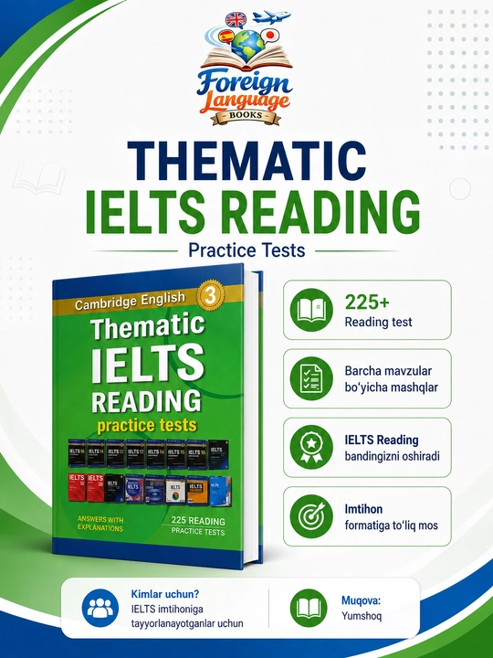 Thematic IELTS Listening, Writing, Reading Practice Test - 
