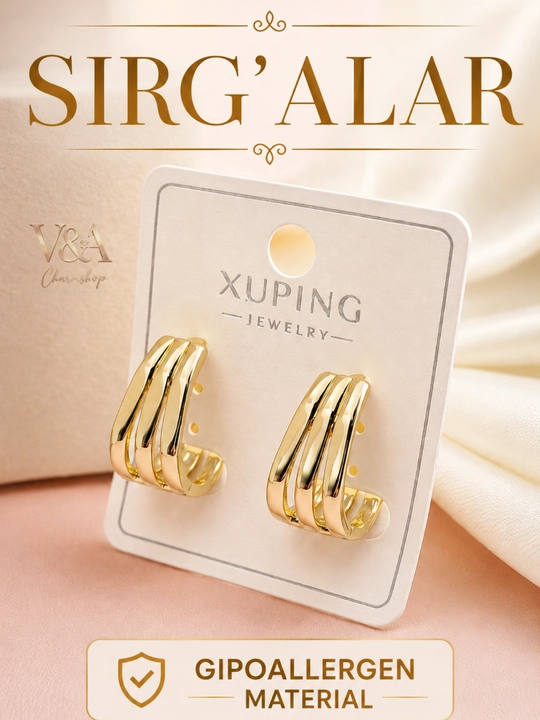 Серьги Xuping для девушек и женщин, бижутерия - 