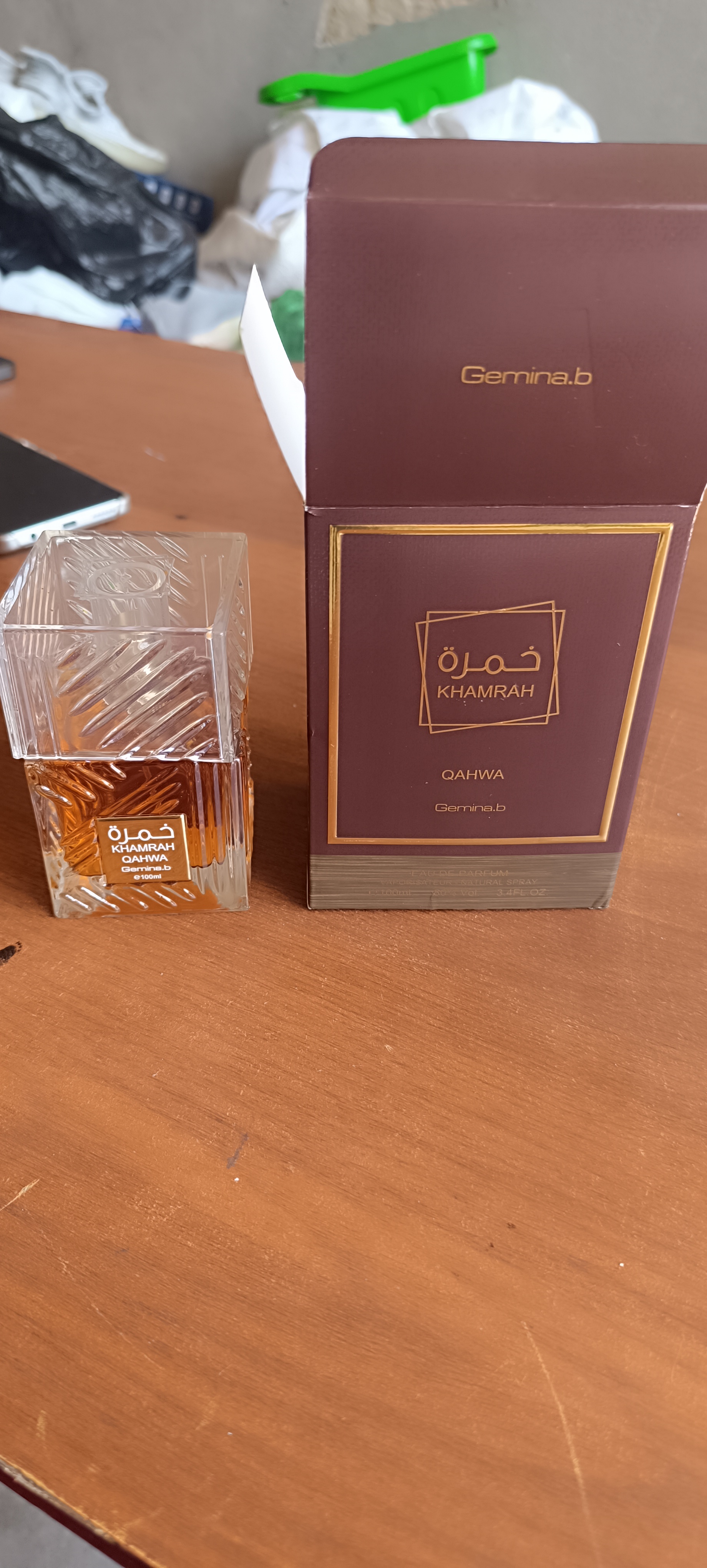 Lattafa Khamrah Parfyumlangan suv, 100 ml, Sharqona shirinlik
