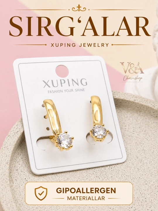 Серьги Xuping для девушек и женщин, бижутерия - 