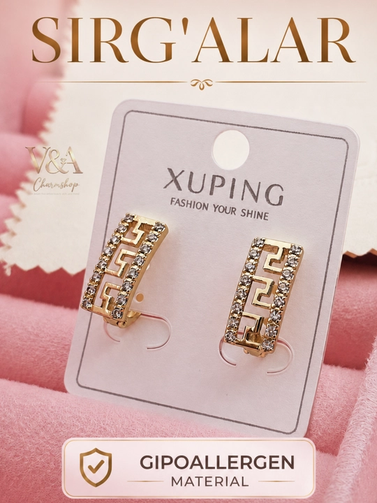 Серьги Xuping для девушек и женщин, бижутерия - 
