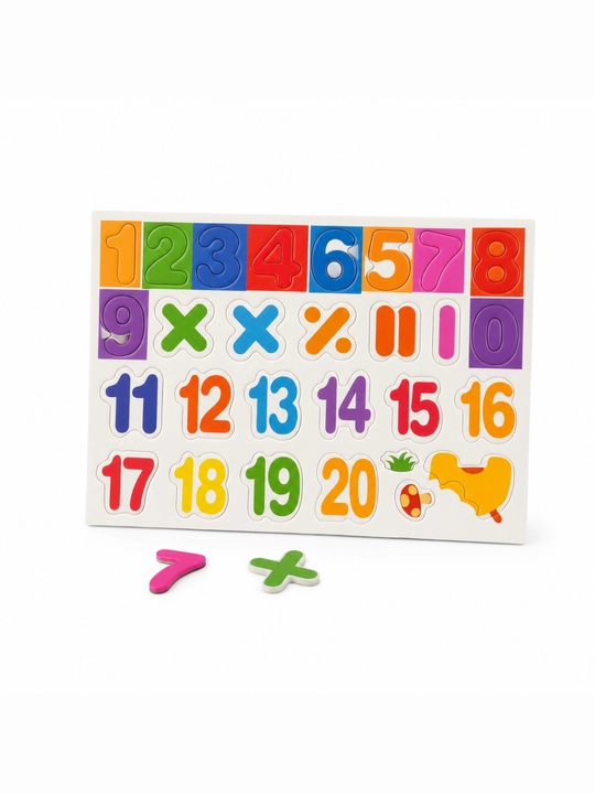 Ikki tomonlama magnitli doska KidsPlay SmartBoard 2in1 magnitli shakllar va raqamlar bilan