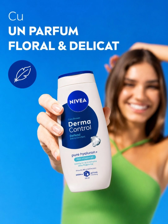 Ayollar uchun DEFEND DERMA CONTROL dush geli, 250 ml