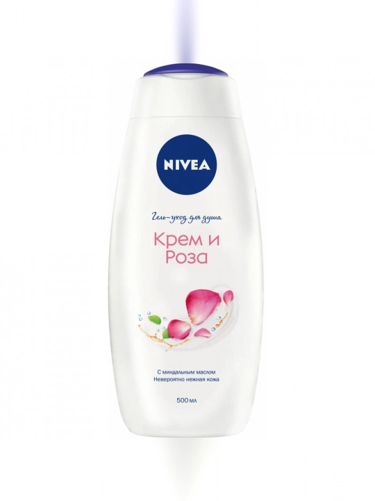 NIVEA Dush uchun gel Krem va rose 500ml