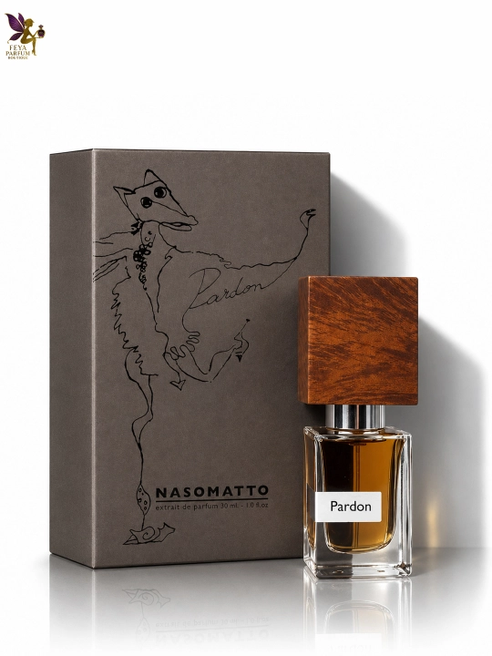 Nasomatto Pardon Extrait de Parfum 30 ml uniseks parfyumlangan suvi, yog'ochsimon va ziravorli hid