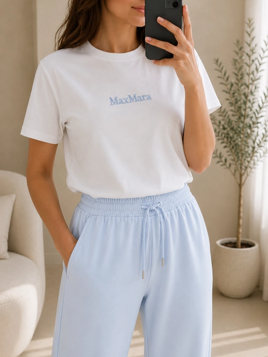 Ayollar uchun Premium Troyka Sport Kostyum. MaxMara uslubi. Standart 48–56