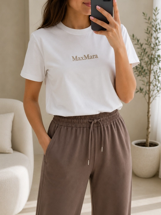 Ayollar uchun Premium Troyka Sport Kostyum. MaxMara uslubi. Standart 48–56