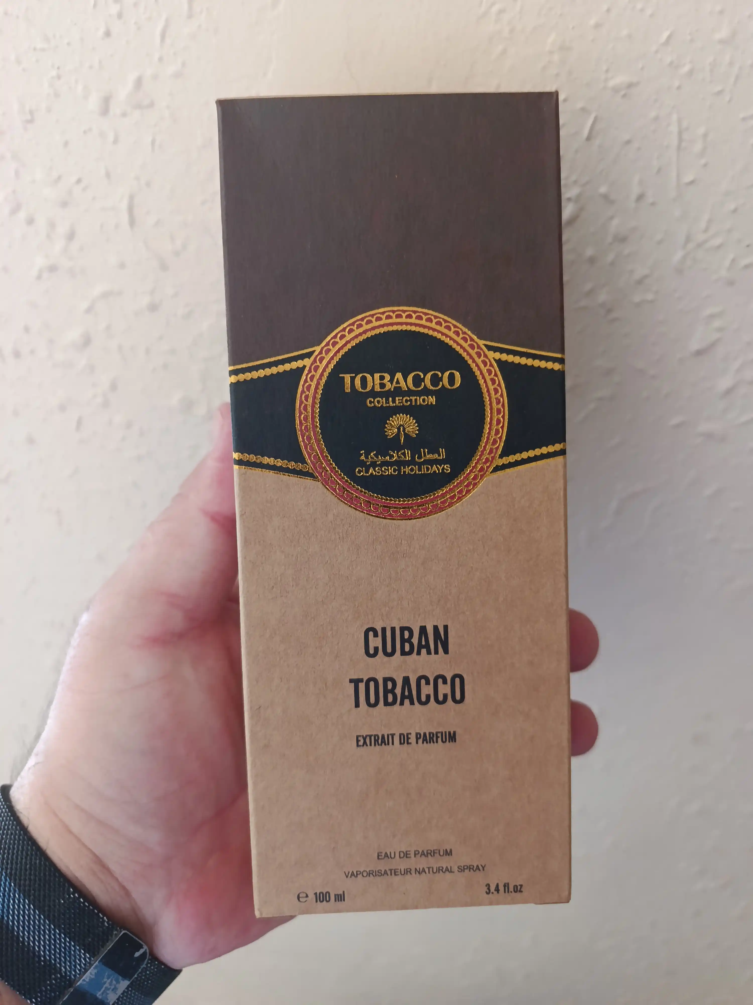 Мужской табачно-ванильный ароматизатор CUBAN TOBACCO, 100 мл