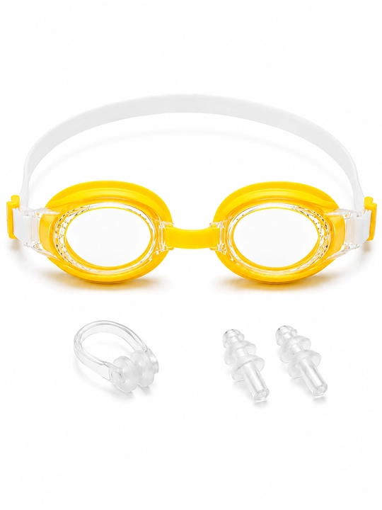 Очки для плавания Swim Set Anti-Fog, для детей и взрослых, с футляром и берушами