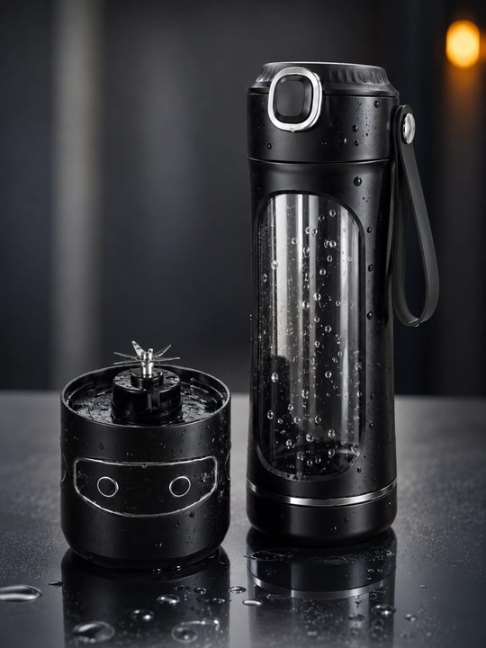Portativ USB blender, smuzi va kokteyl tayyorlagich, 6 pichoqli mini blender