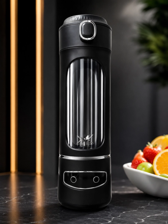 Portativ USB blender, smuzi va kokteyl tayyorlagich, 6 pichoqli mini blender