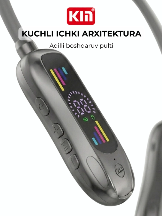 Bluetooth-наушники KIN KL98 с LED-дисплеем, TF-картой, 400 мАч батареей