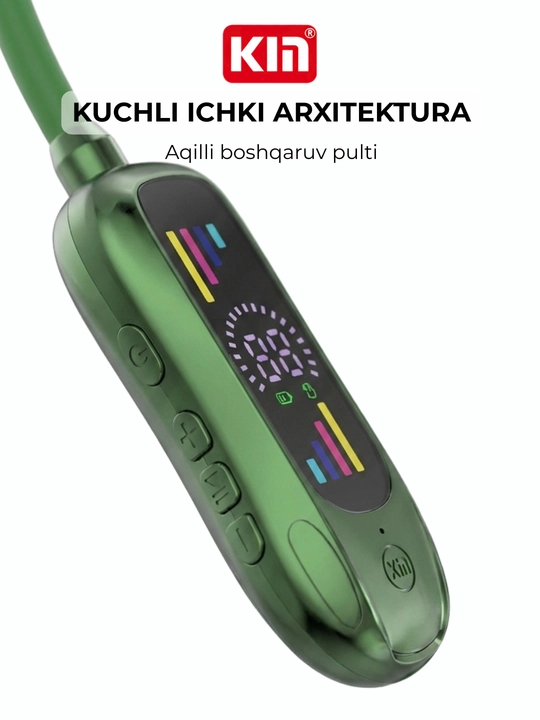 Bluetooth-наушники KIN KL98 с LED-дисплеем, TF-картой, 400 мАч батареей