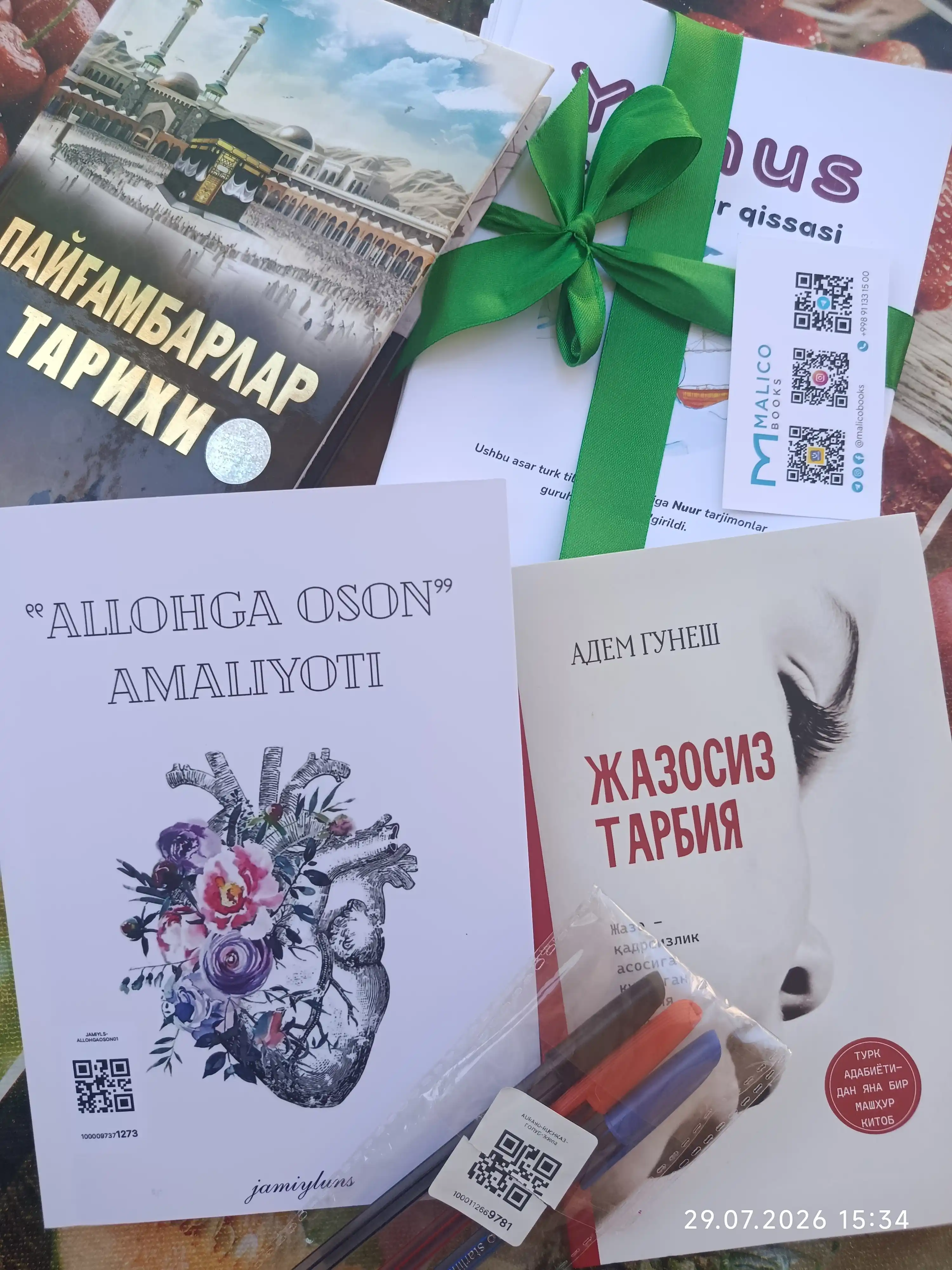 10 ta Kitob. Payg'ambarlar qissalari, Bolalar kitoblari, Payg'ambarlar tarixi, sovg'a