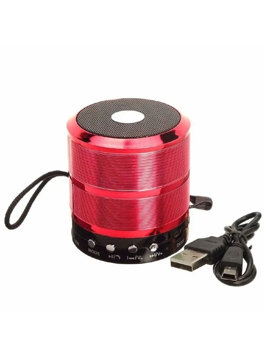 WS-887 Bluetooth Kolonka Simsiz Karnay FM Radio USB TF AUX Portativ Dinamik Qora