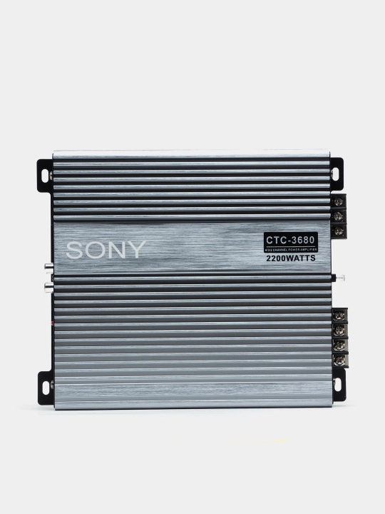 Quvvatli sabvufer uchun 4 kanalli 2200W CTC-3680 avtomobil kuchaytirgichi