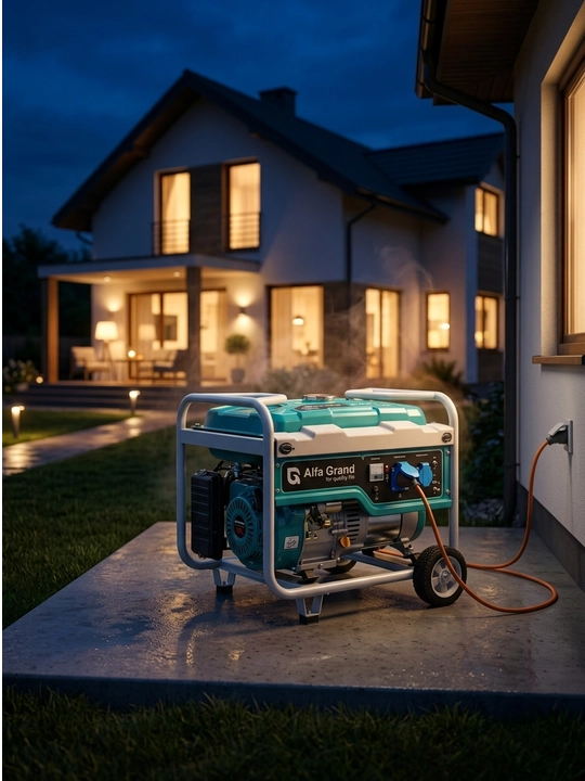 Benzinli elektr generator Alfa Grand 3.6kw 220v AG 4000