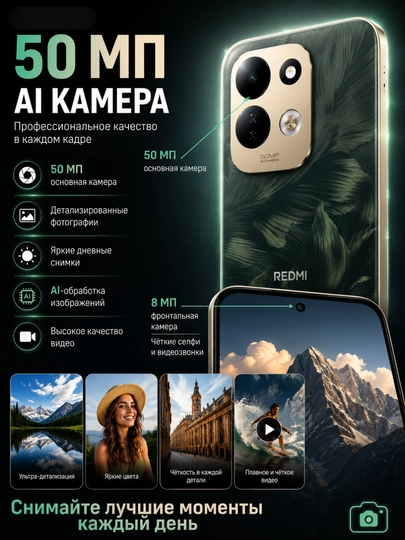 Смартфон Xiaomi Redmi 17, дисплей 120 Гц, камера 50 МП и аккумулятор 7500 мАч