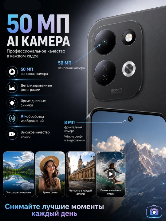 Смартфон Xiaomi Redmi 17, дисплей 120 Гц, камера 50 МП и аккумулятор 7500 мАч