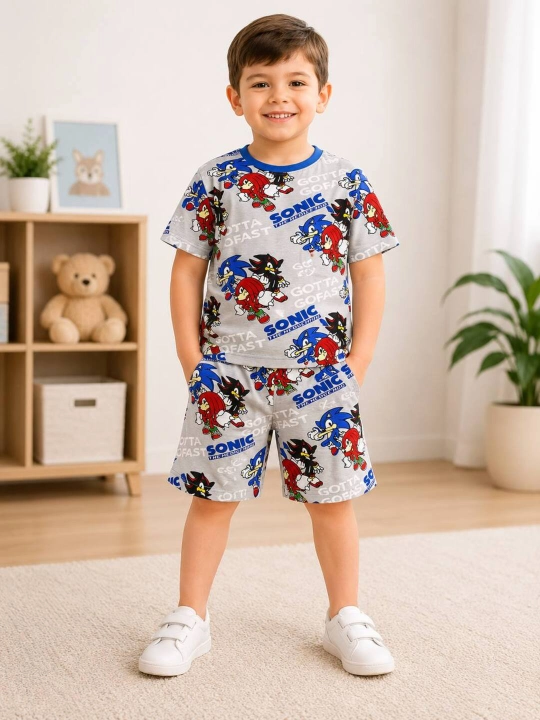 Og‘il bolalar uchun futbolka va shortik to‘plam - 
