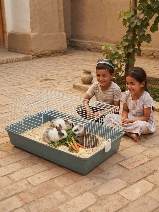 Hamster, quyon, kabutar va boshqa kemiruvchilar uchun qafas - 
