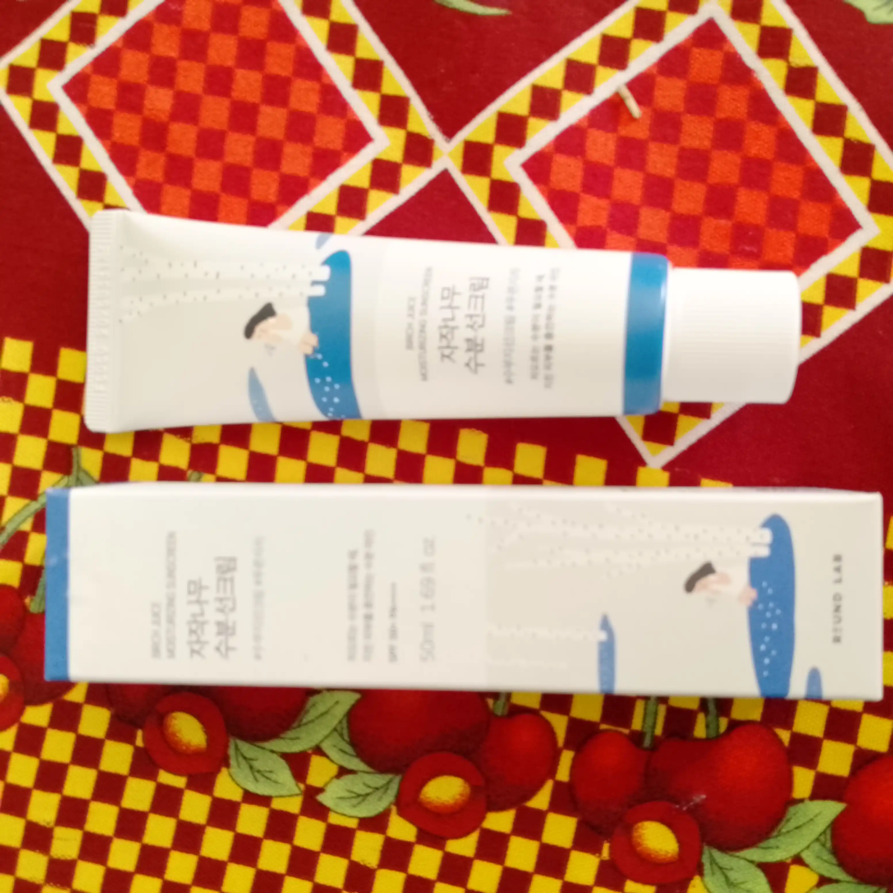 Round Lab SPF крем Birch Juice SPF50+ — глубоко увлажняющий, cолнцезащитный крем, 50 мл
