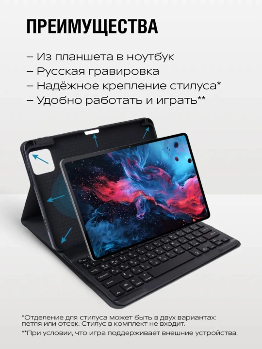 Xiaomi Redmi Pad 2 Pro 5G 12.1" kitobli g‘ilofi, (5G/Wi-Fi)