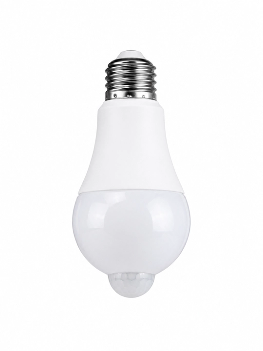 LED lampa E27, harakat sensori bilan aqlli lampochka, uy uchun yorug‘lik chirog‘i