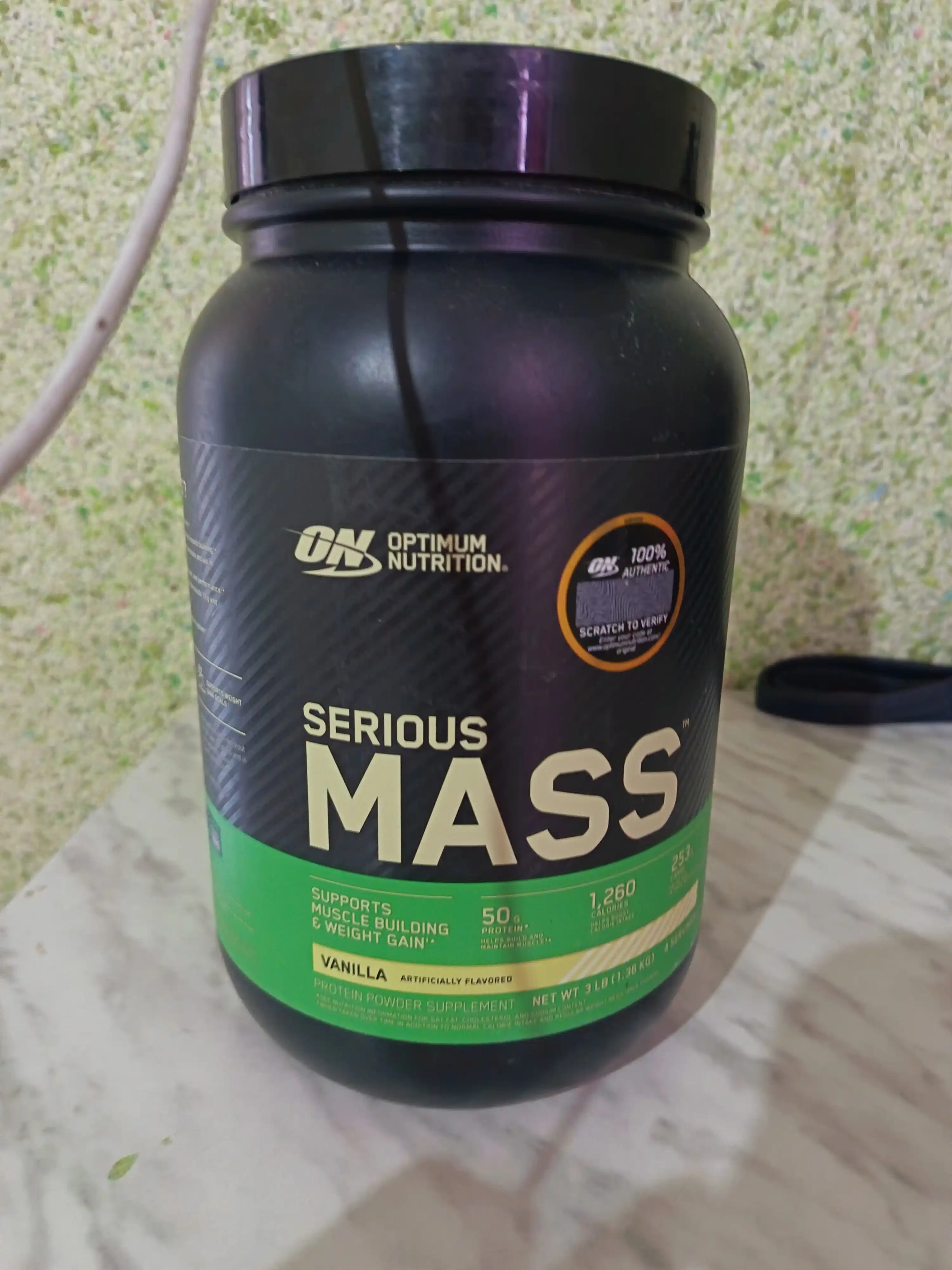 On serious mass 1.3kg Vanil tamli geyner Gainer