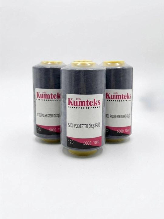 Нитки  Kumteks 40/2, 5000 m, 3 шт - 