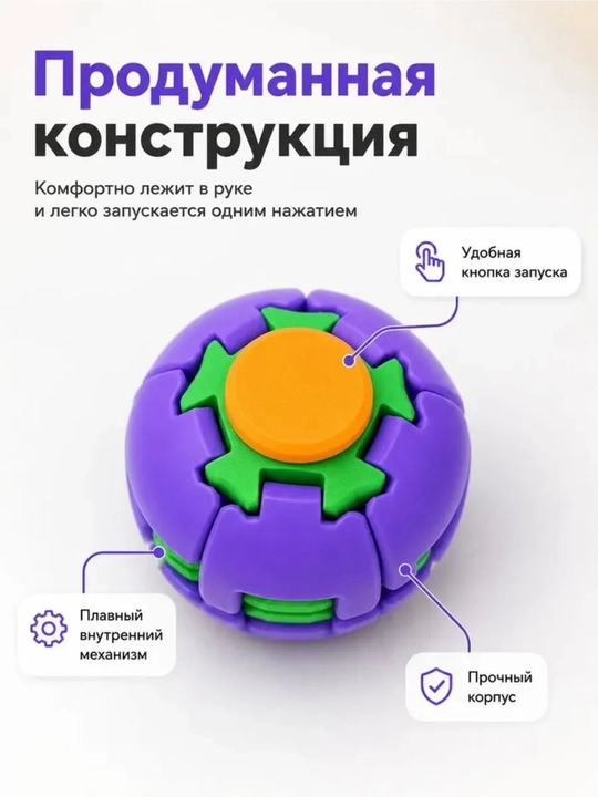 3Д шар антистресс спиннер