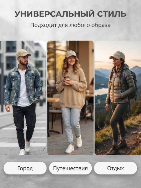 Kepka - erkaklar va ayollar uchun