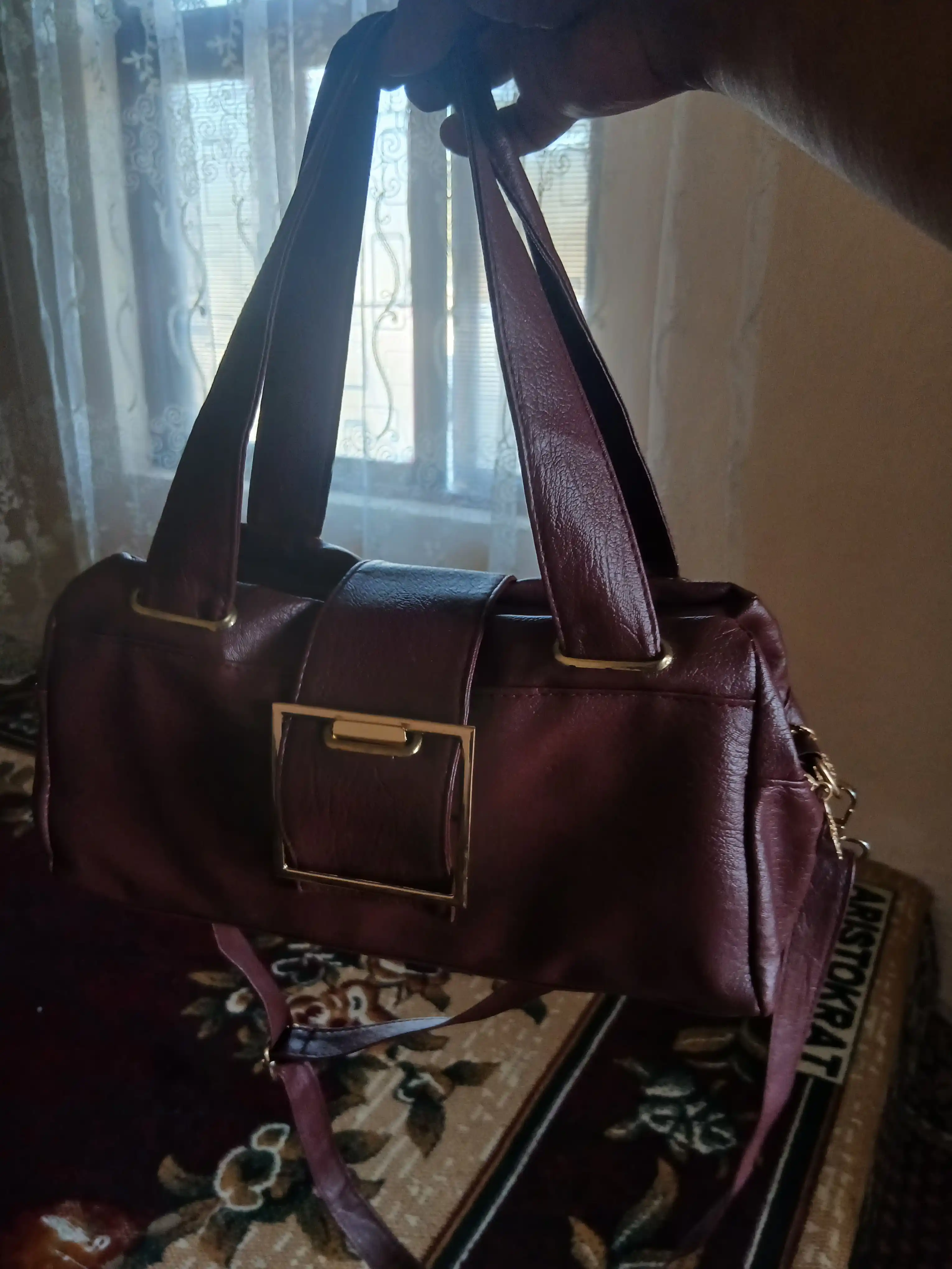 Ayollar sumkasi BEATRICE, krossbodi, tout, yelkadan osiladigan sumka, 3 bo‘limli, ekocharm