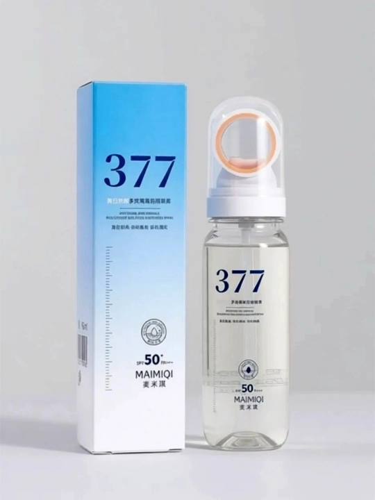 Солнцезащитный спрей MAIMIQI 377 SPF50 PA+++ для защиты кожи лица и тела от UVA и UVB лучей