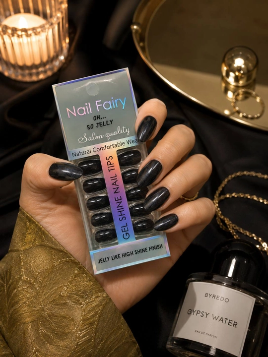 Накладные ногти Nail Fairy Jelly Gel, 24 шт. + 24 клеевые наклейки, готовый маникюр