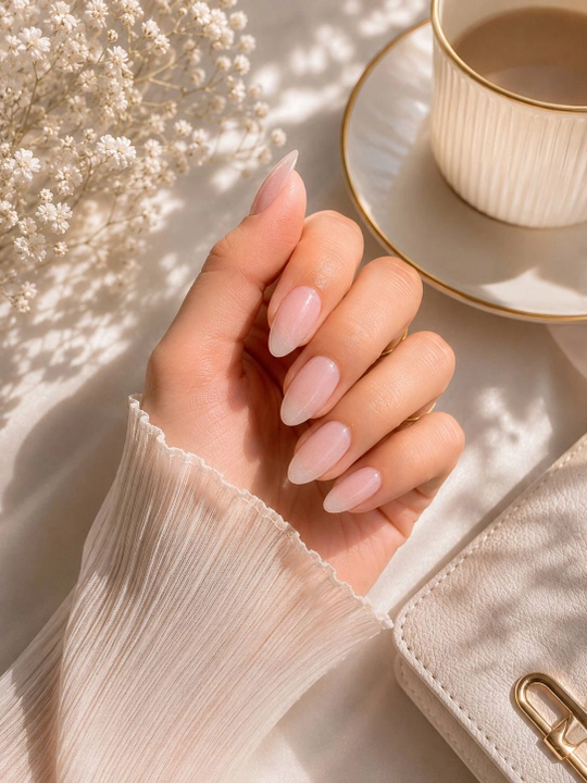 Накладные ногти Nail Fairy Jelly Gel, 24 шт. + 24 клеевые наклейки, готовый маникюр