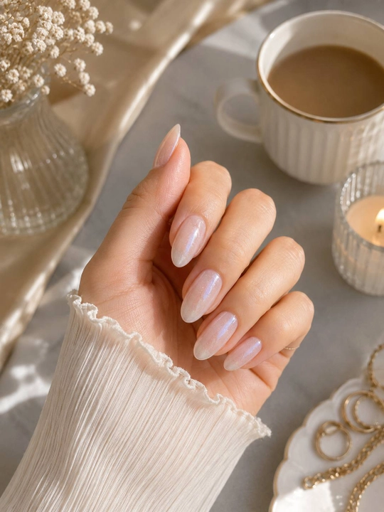 Накладные ногти Nail Fairy Jelly Gel, 24 шт. + 24 клеевые наклейки, готовый маникюр