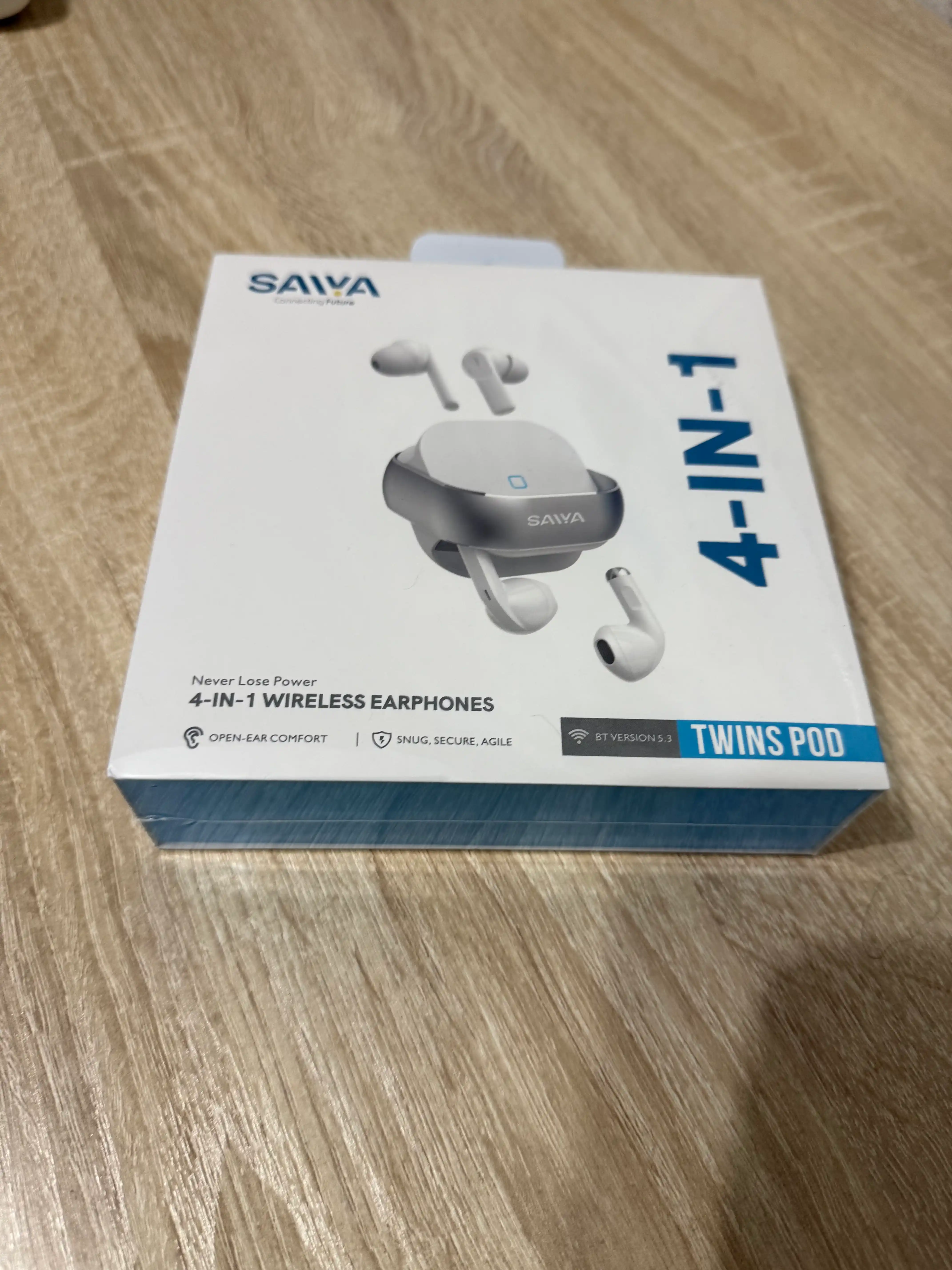 SAIVA TWS 4-in-1 Simsiz Quloqchin Bluetooth 5.3 | HD Ovoz | Sensorli Boshqaruv | IPX4 |