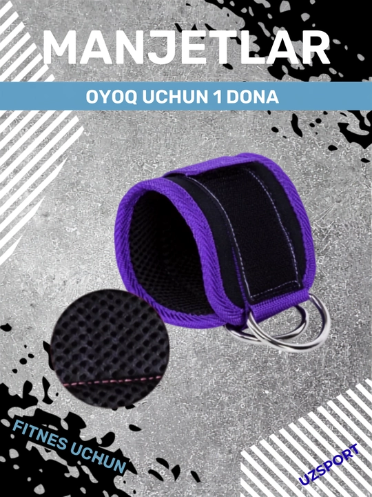 Sport uchun qo‘l va oyoq manjetlari, mashg‘ulotlar uchun