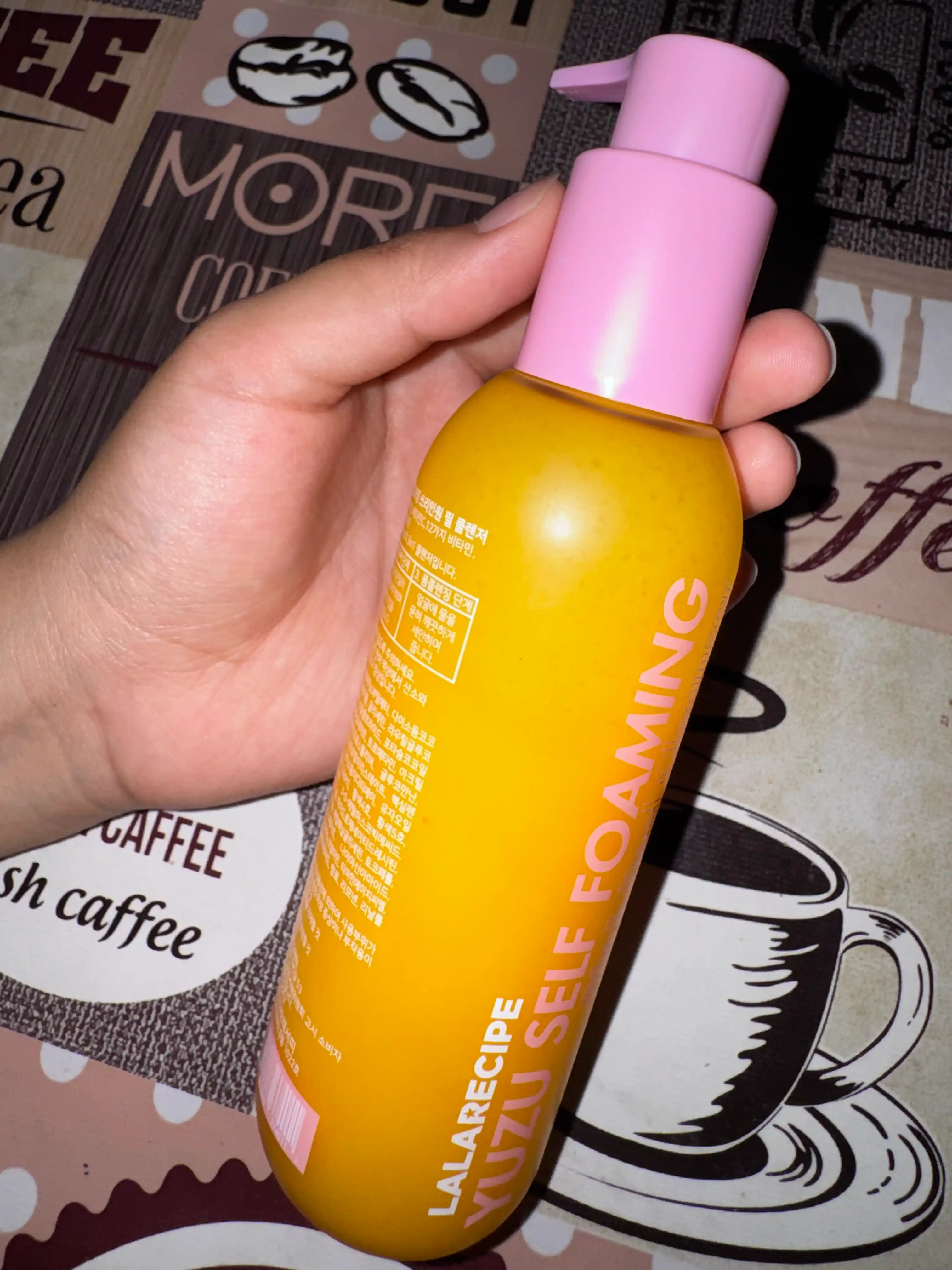 Пенка для умывания Lalarecipe Yuzu Self Foaming