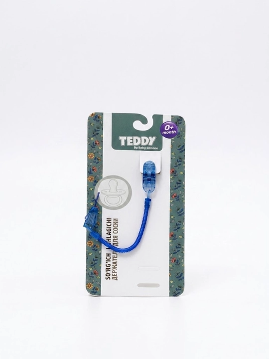 Держатель для соски, цепочка для пустышки Teddy, клипса для сосок, детская