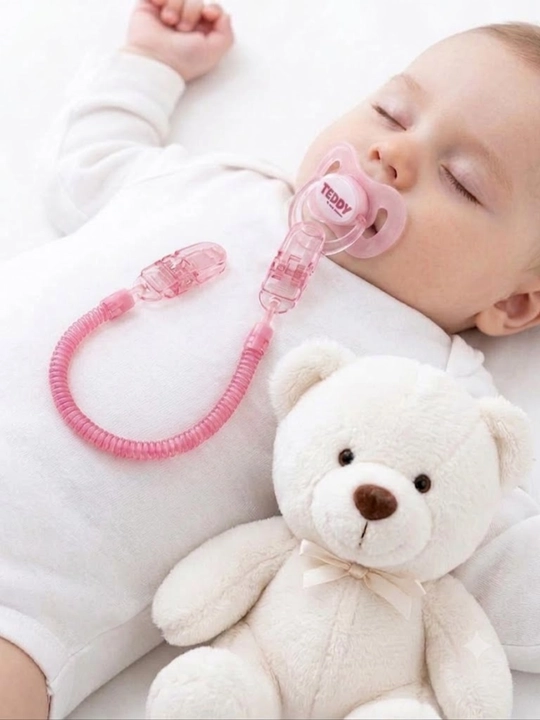 Kokrak uci uchun ushlagich, Teddy so‘rgichi uchun zanjir, bolalar ko‘krak uchi uchun qisqich - 