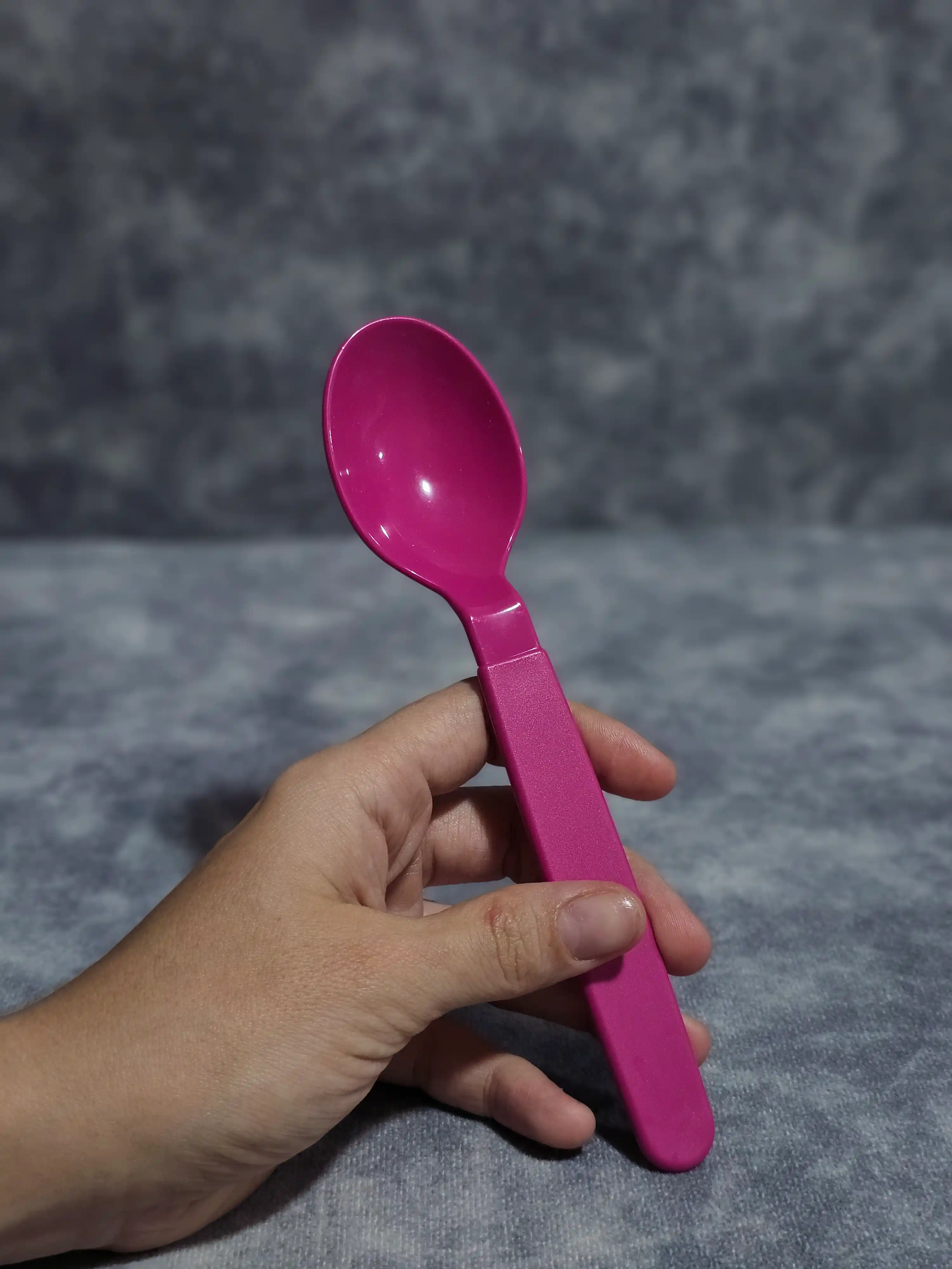 Plastik qoshiq, qayta ishlatiladigan