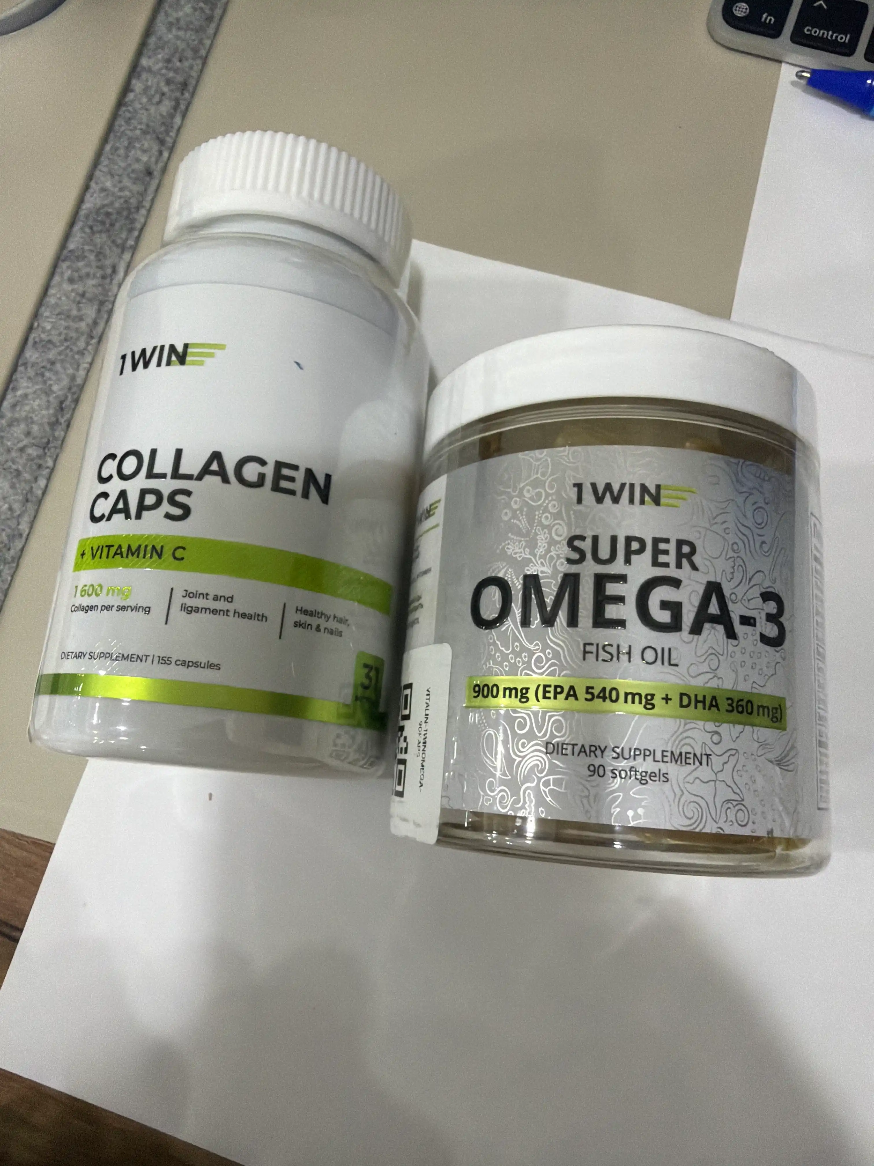 Омега 3 рыбий жир 1WIN 900 мг, Omega-3 ЭПК ДГК, капсулы для иммунитета и сердца