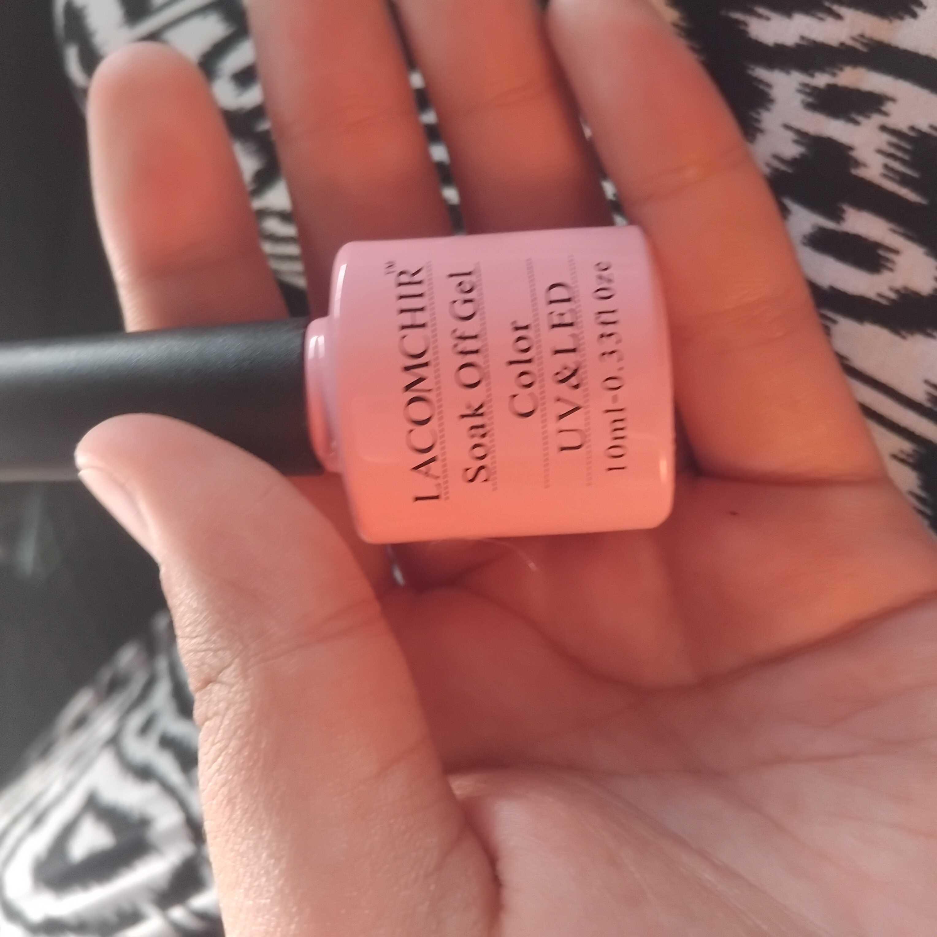 LACOMCHIR UV gel-lak, LED 10 ml barqaror rang, yaltiroqlik