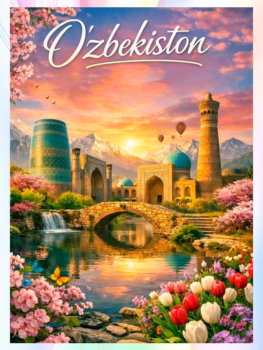 Sovutgich uchun magnit "O‘zbekiston"