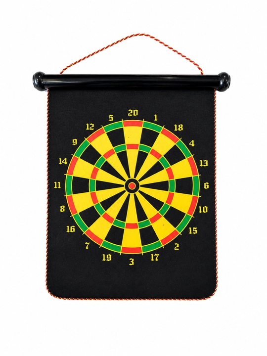 Magnitli darts ikki tomonlama, magnitli nishon va magnitli dartlar, oilaviy o'yin to'plami